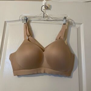 Lane Bryant Cacique Comfort Bliss No Wire Lounge Bra Size 40C Nude  Beige NWOT